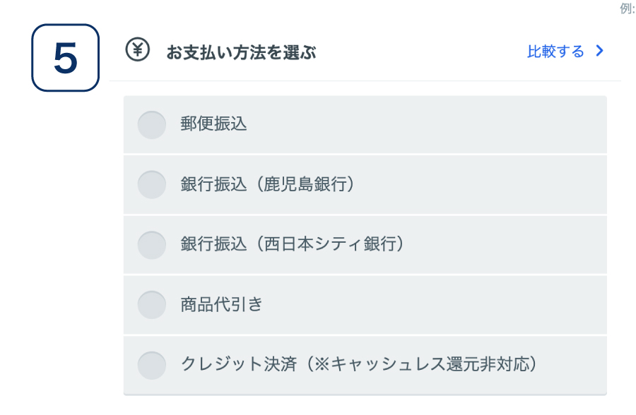 お買い物の流れ5